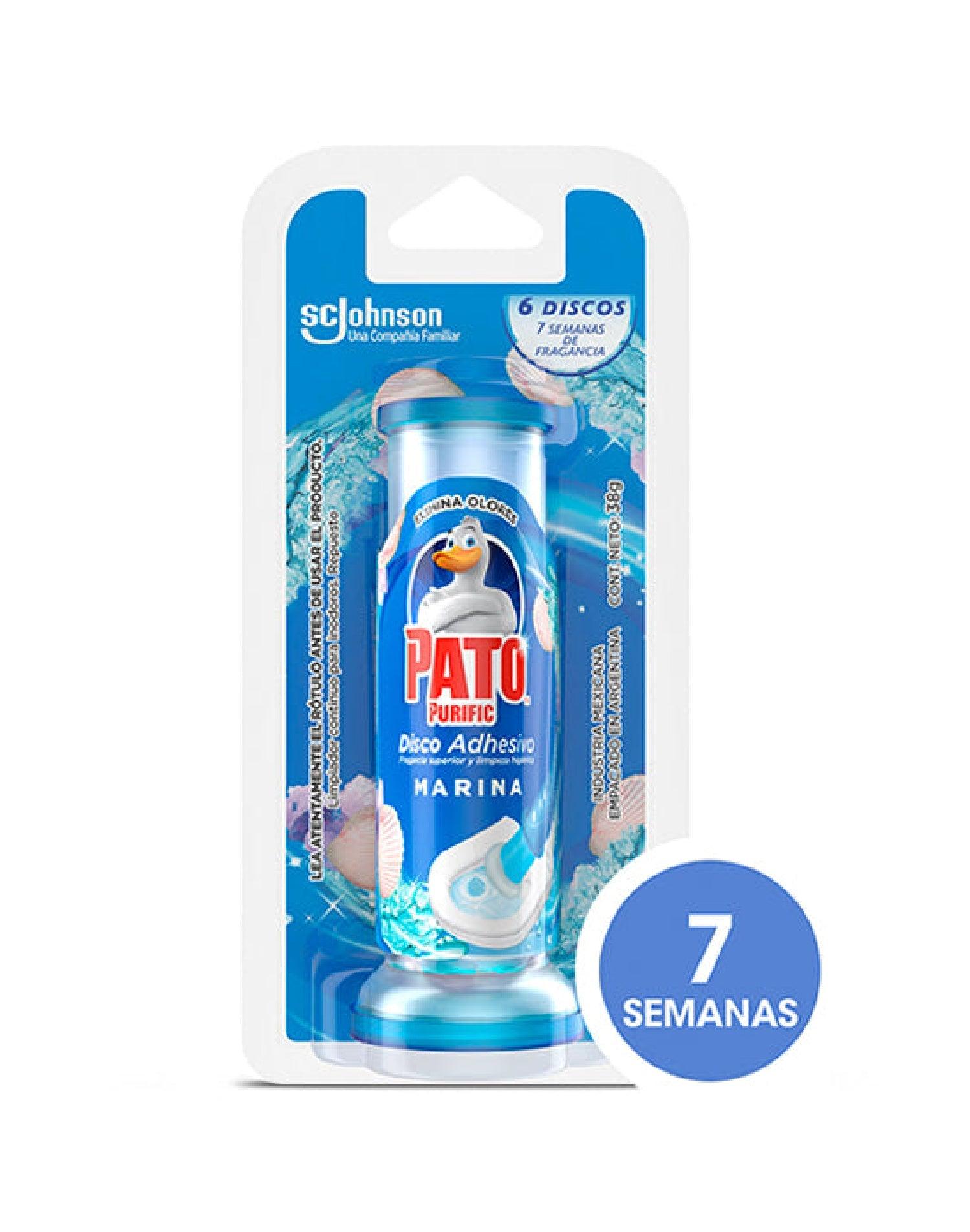 Pato Purific Recarga Limpiador Gel Disco Adhesivo Inodoro Marina 36 cc - Puntolimpieza